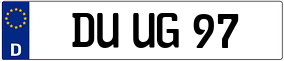 Truck License Plate